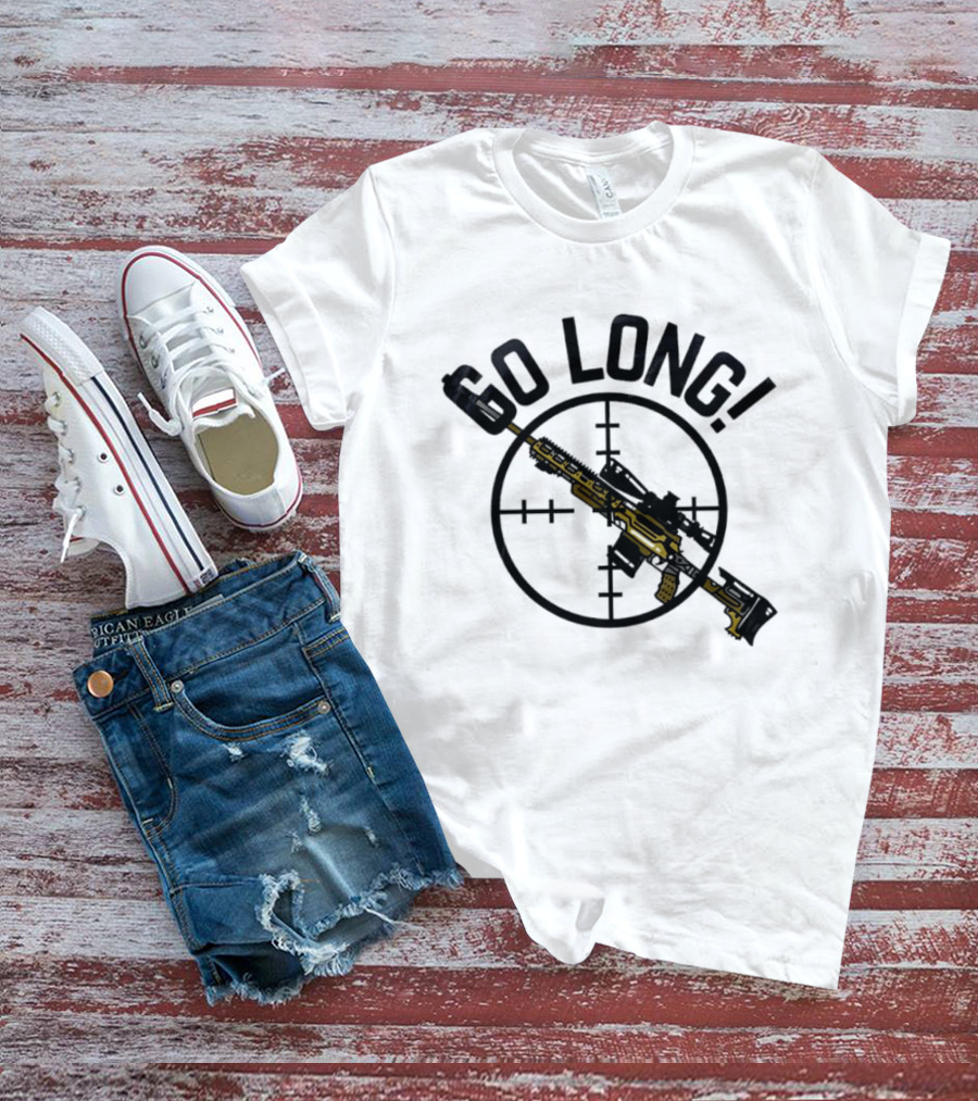 Go Long Sniper Rifle With Crosshair Targeting T-Shirt