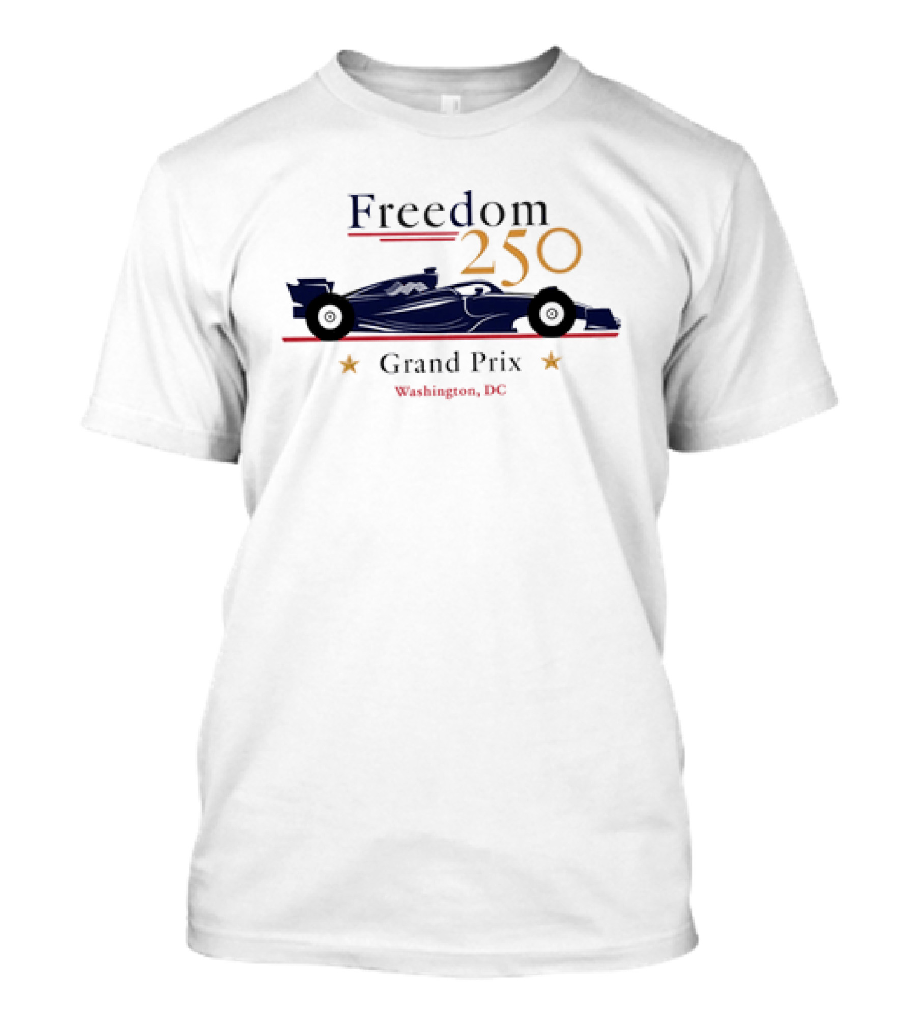Freedom 250 Grand Prix Washington DC Racing Car Event T-Shirt