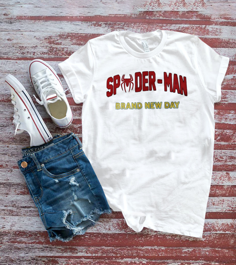 Spider Man Brand New Day Embroidered T-Shirt
