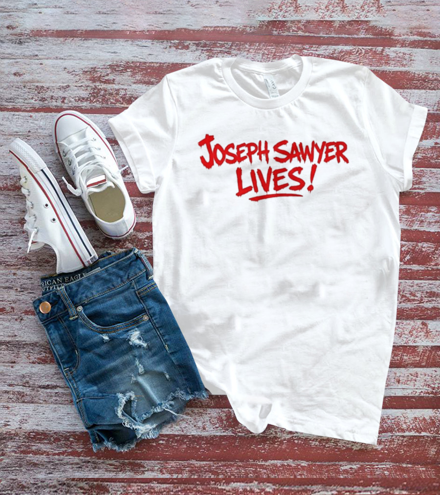 Joseph Sawyer Lives Bold Red T-Shirt