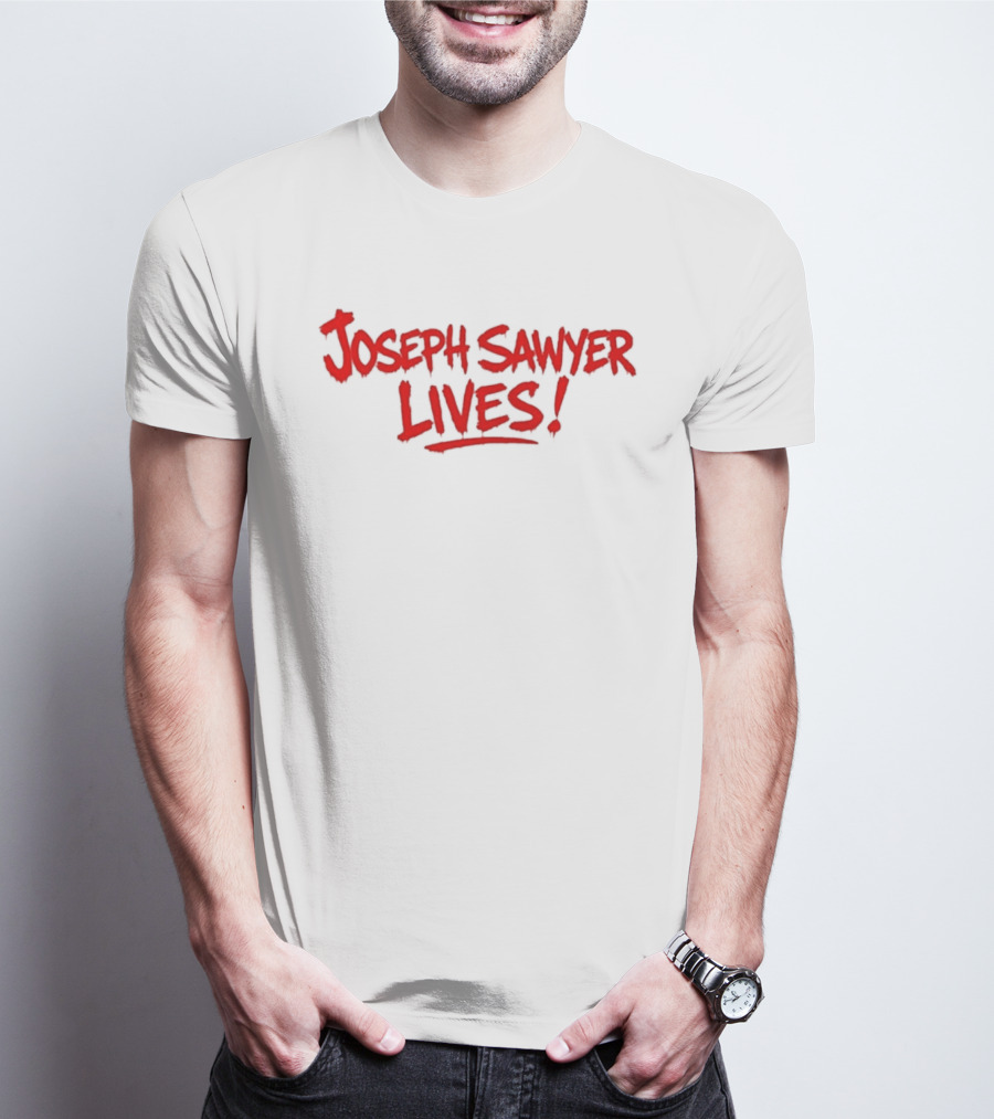 Joseph Sawyer Lives Bold Red T-Shirt