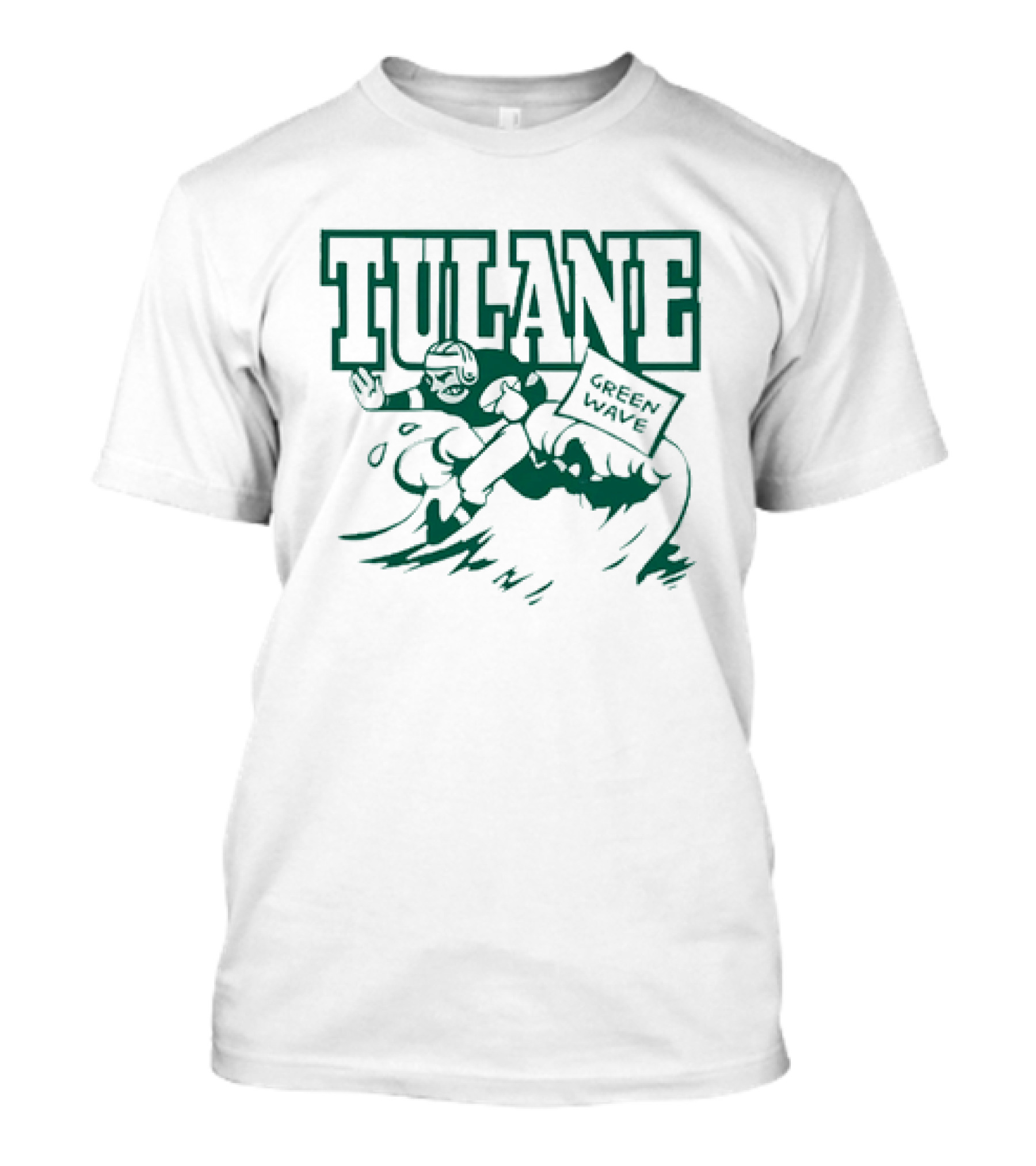 Tulane Green Wave Vintage Football Team T-Shirt