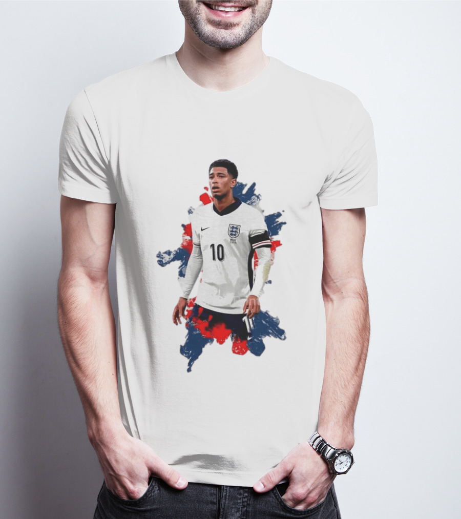 Jude Bellingham 10 England Football Team Captain T-Shirt