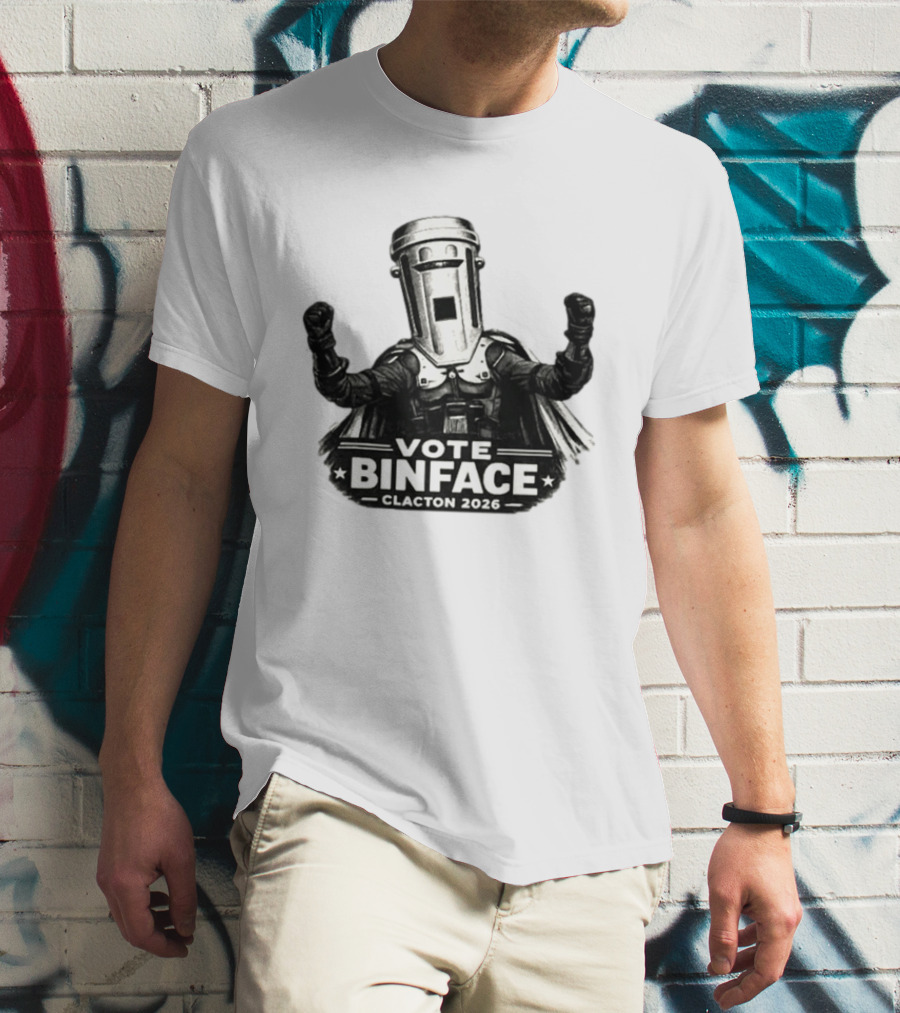 Vote Binface Clacton 2026 UK Election Campaign T-Shirt