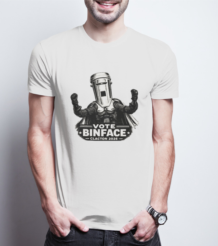 Vote Binface Clacton 2026 UK Election Campaign T-Shirt