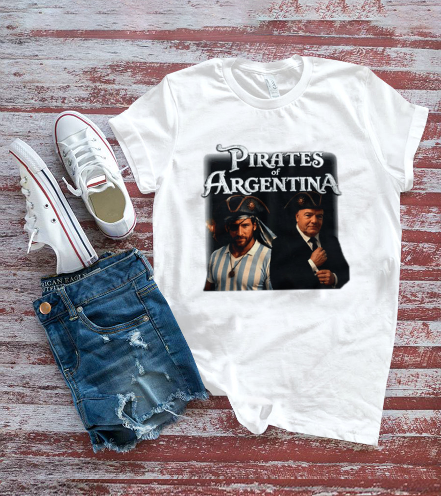 Pirates Of Argentina Messi Mashup Soccer Legend And Captain T-Shirt