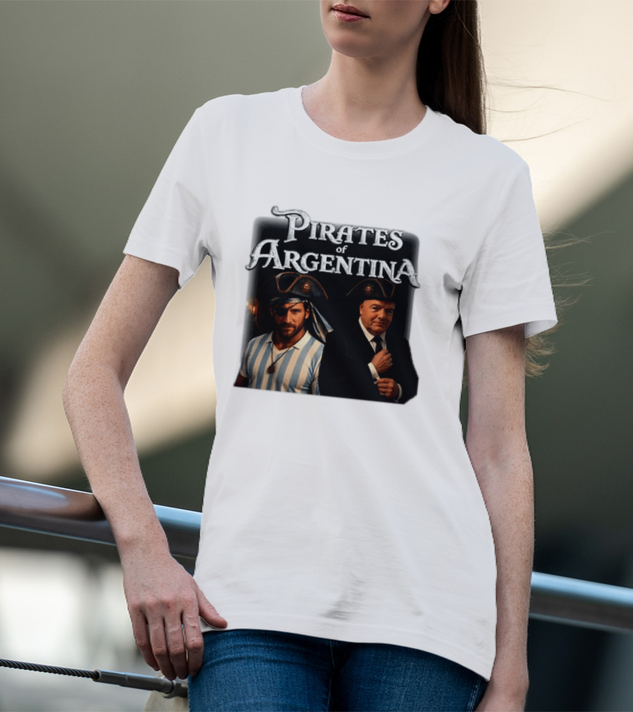 Pirates Of Argentina Messi Mashup Soccer Legend And Captain T-Shirt