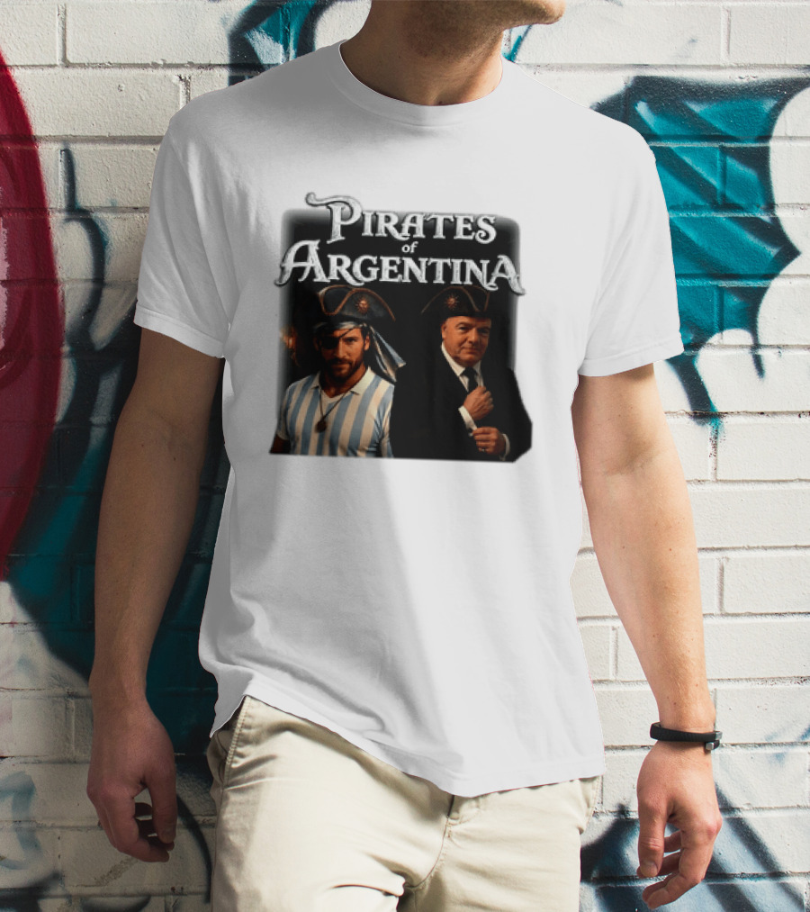 Pirates Of Argentina Messi Mashup Soccer Legend And Captain T-Shirt