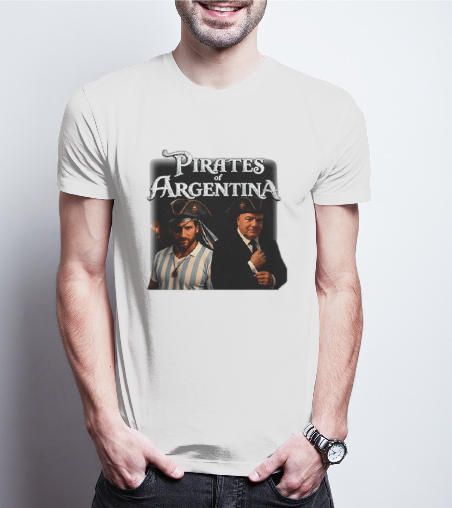 Pirates Of Argentina Messi Mashup Soccer Legend And Captain T-Shirt