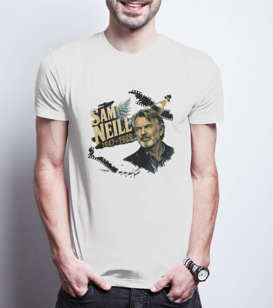 Sam Neill 1947 2026 The Story Continues In Memory Forever T-Shirt