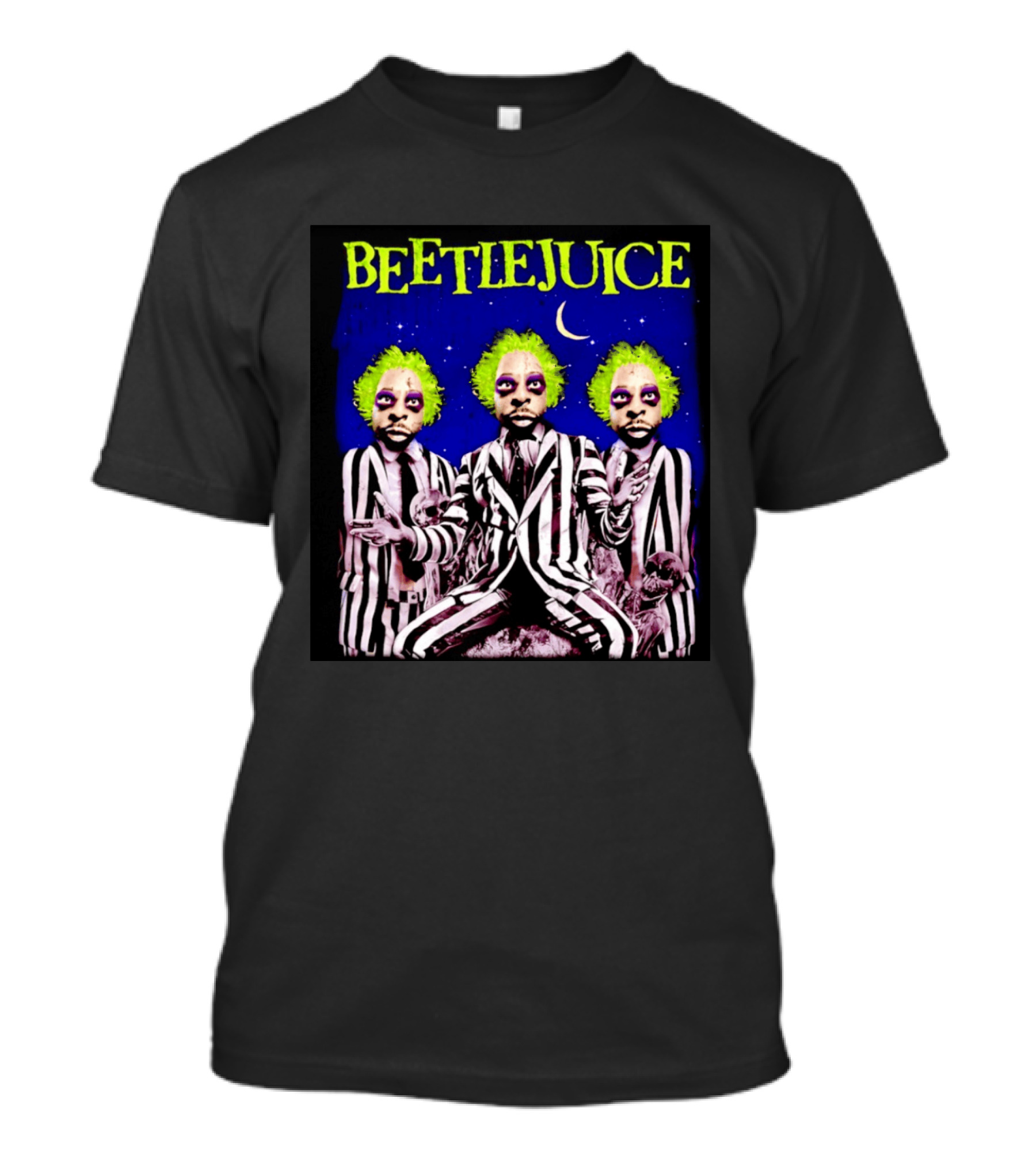 Beetlejuice Bootleg Triple Moon Gothic T-Shirt