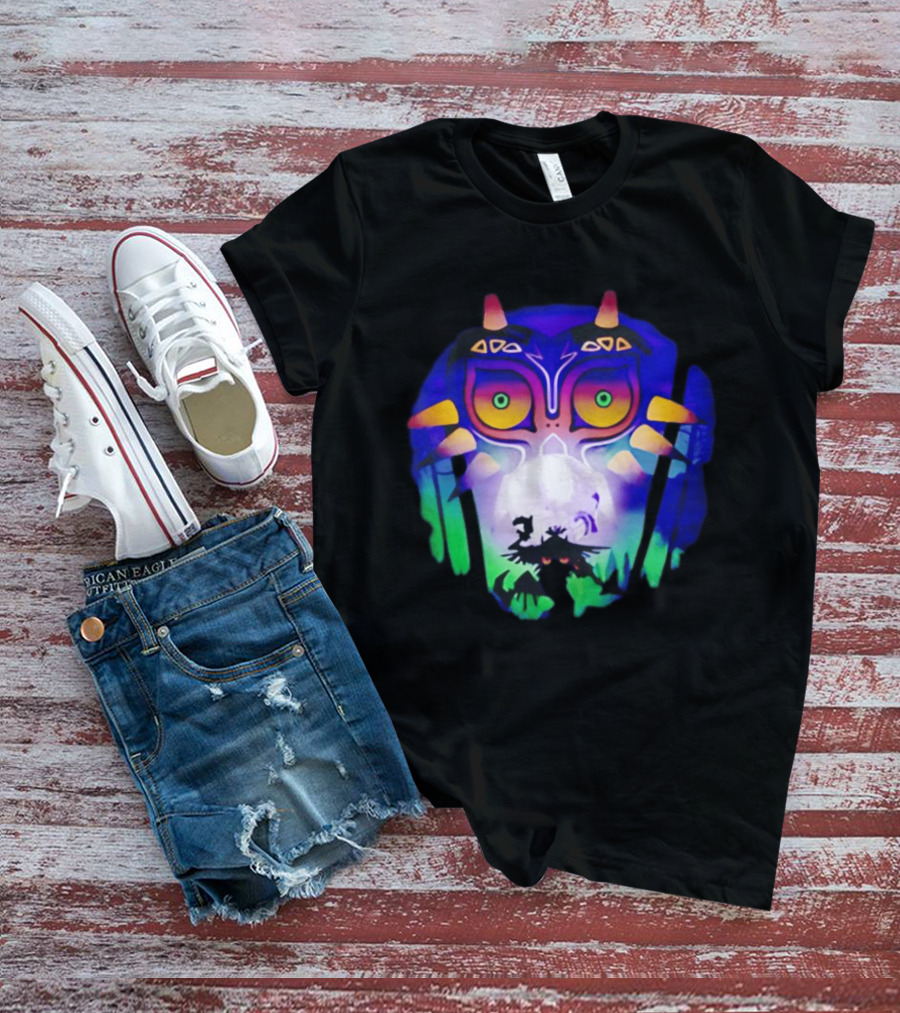 Majora's Mask Legend Of Zelda Skull Kid And Moon T-Shirt