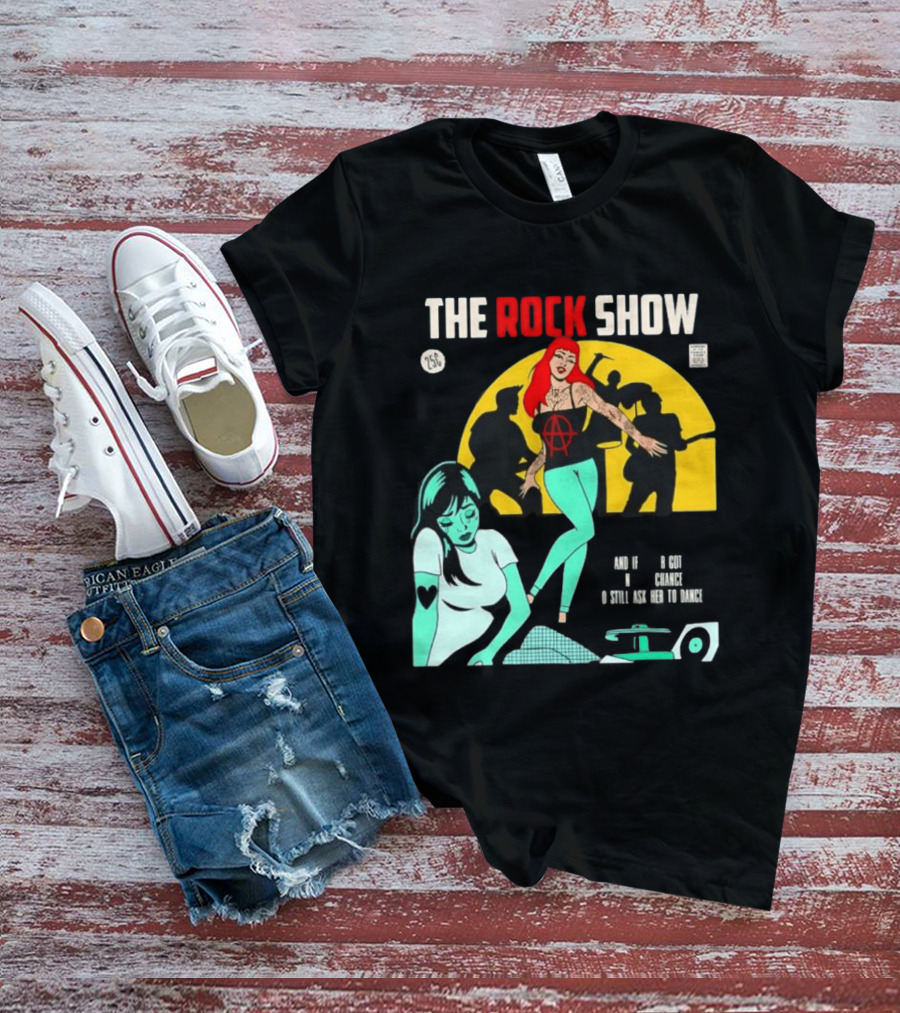The Rock Show Comic Dance Chance Anarchy Girl Silhouette Scene T-Shirt