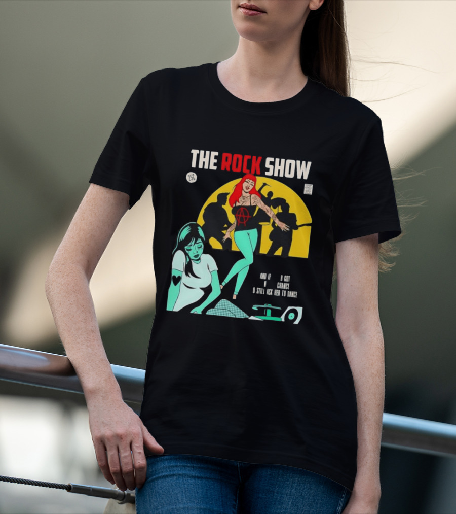 The Rock Show Comic Dance Chance Anarchy Girl Silhouette Scene T-Shirt