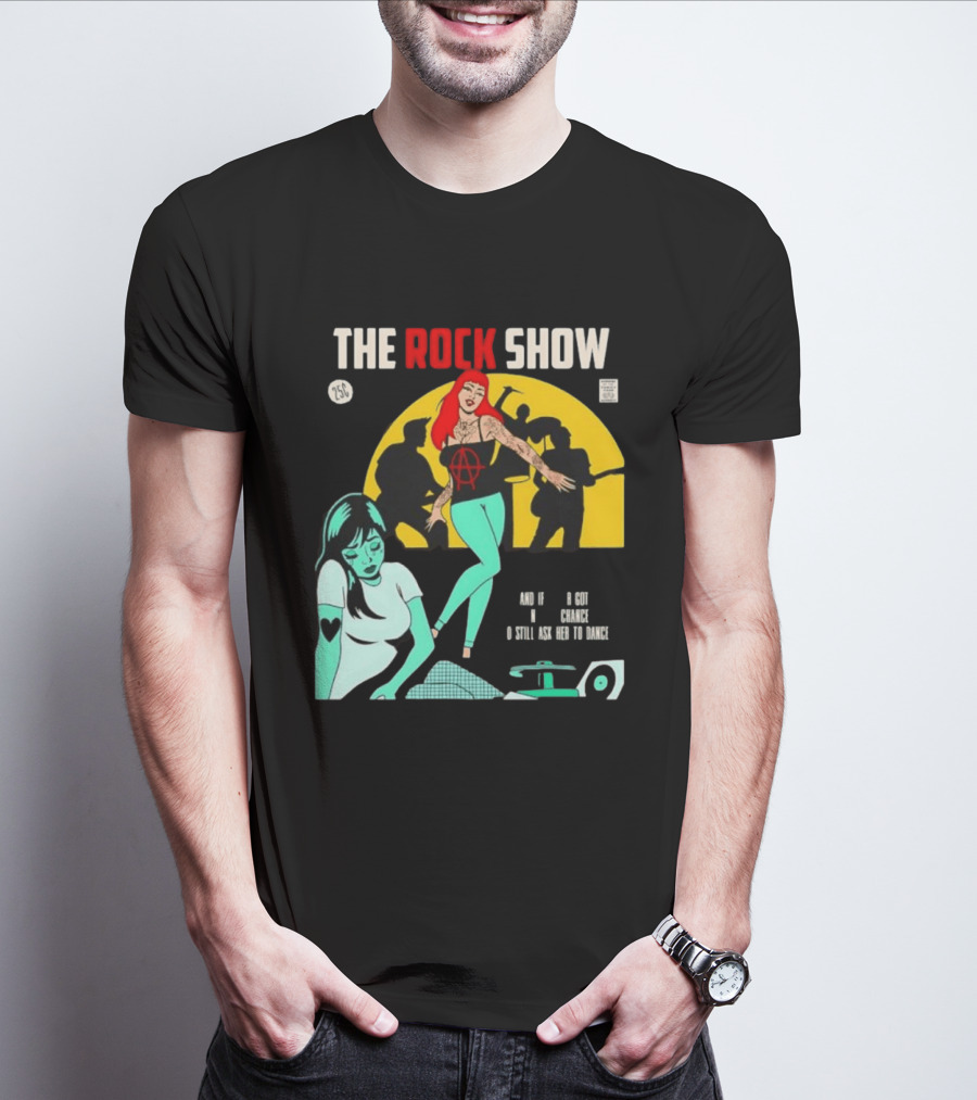 The Rock Show Comic Dance Chance Anarchy Girl Silhouette Scene T-Shirt