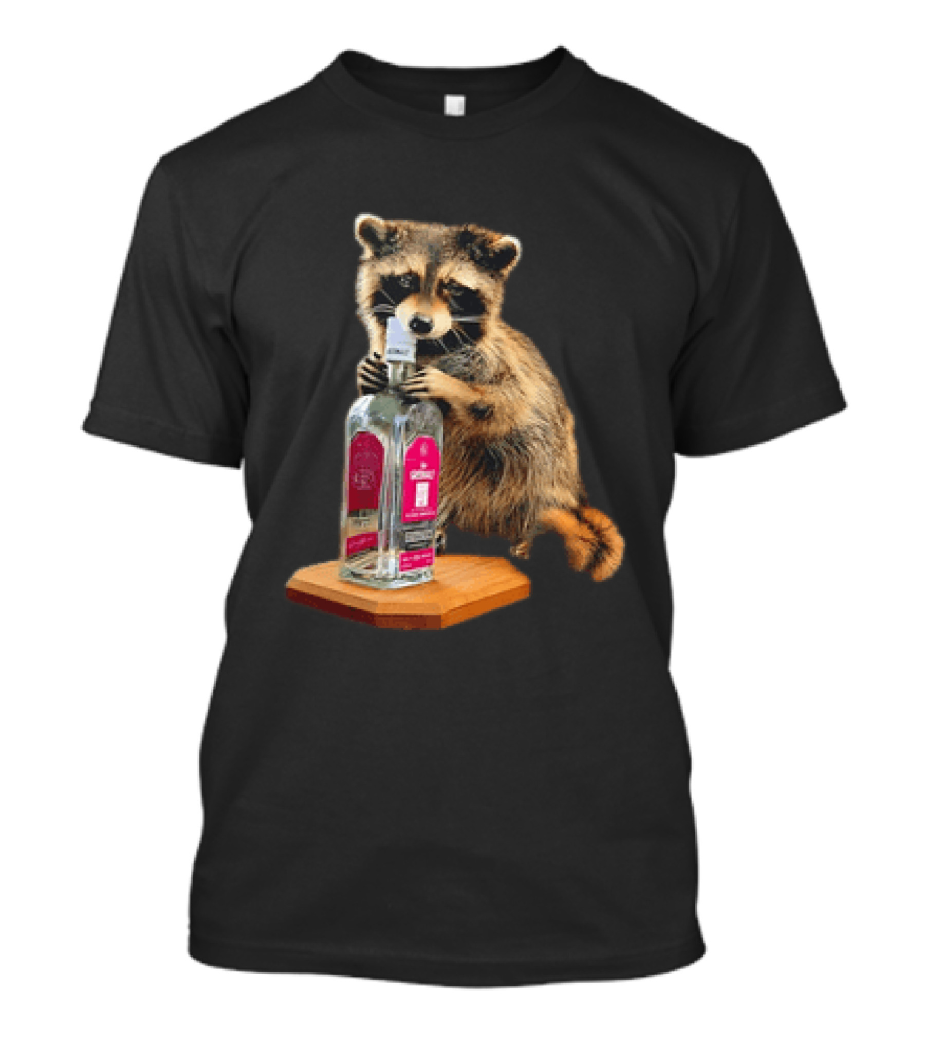 Erling Haaland Whiskey Raccoon Humor T-Shirt