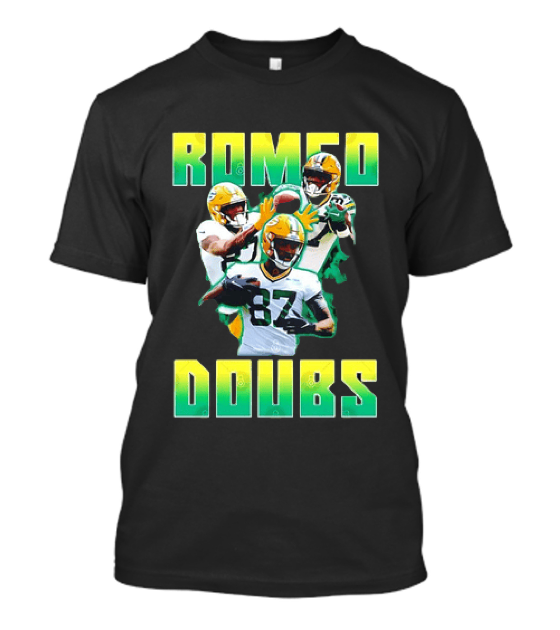 Green Bay Packers Football Romeo Doubs 87 Packers T-Shirt