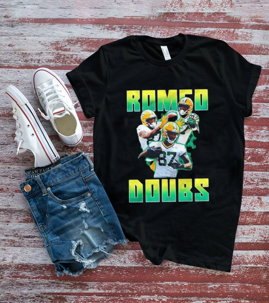 Green Bay Packers Football Romeo Doubs 87 Packers T-Shirt