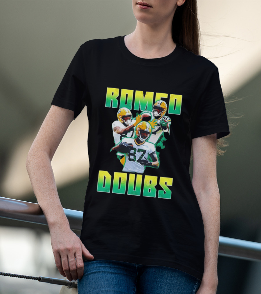 Green Bay Packers Football Romeo Doubs 87 Packers T-Shirt