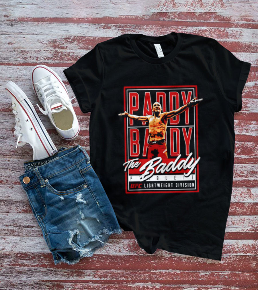 Paddy Pimblett The Baddy UFC Lightweight Division Fighter T-Shirt