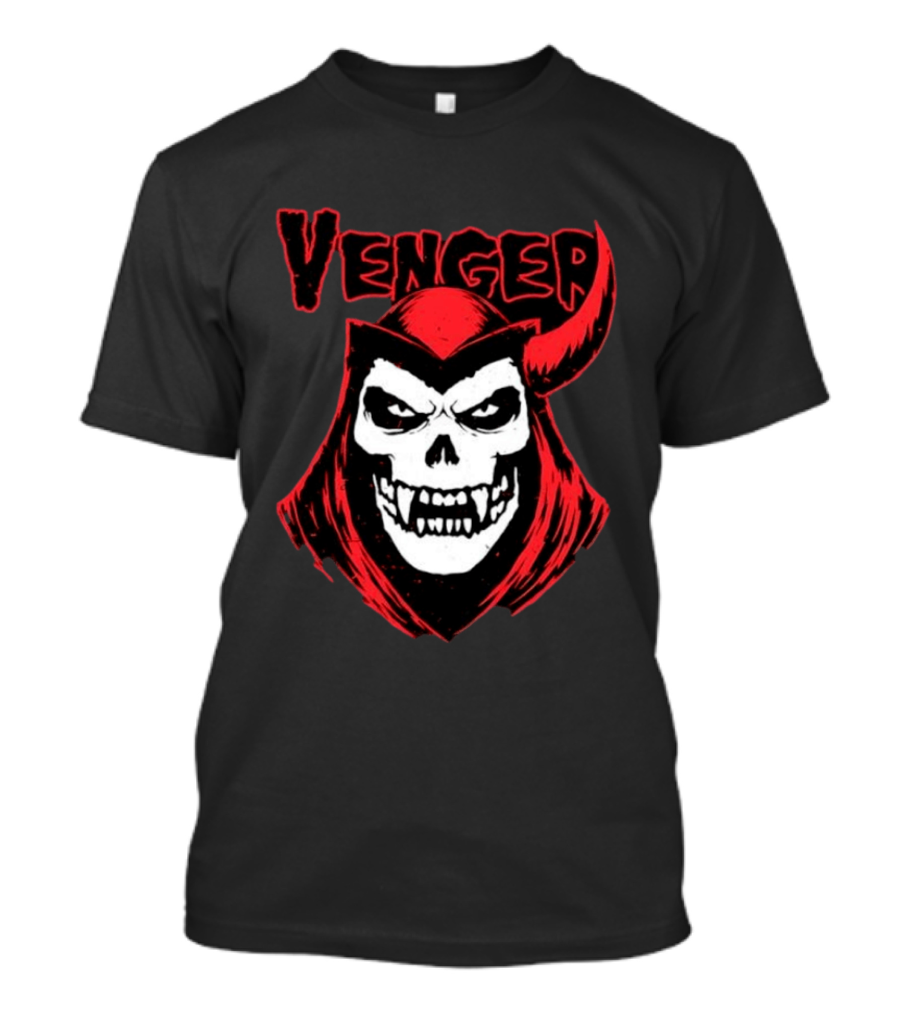 Venger Dungeons And Dragons Evil Villain Skull T-Shirt