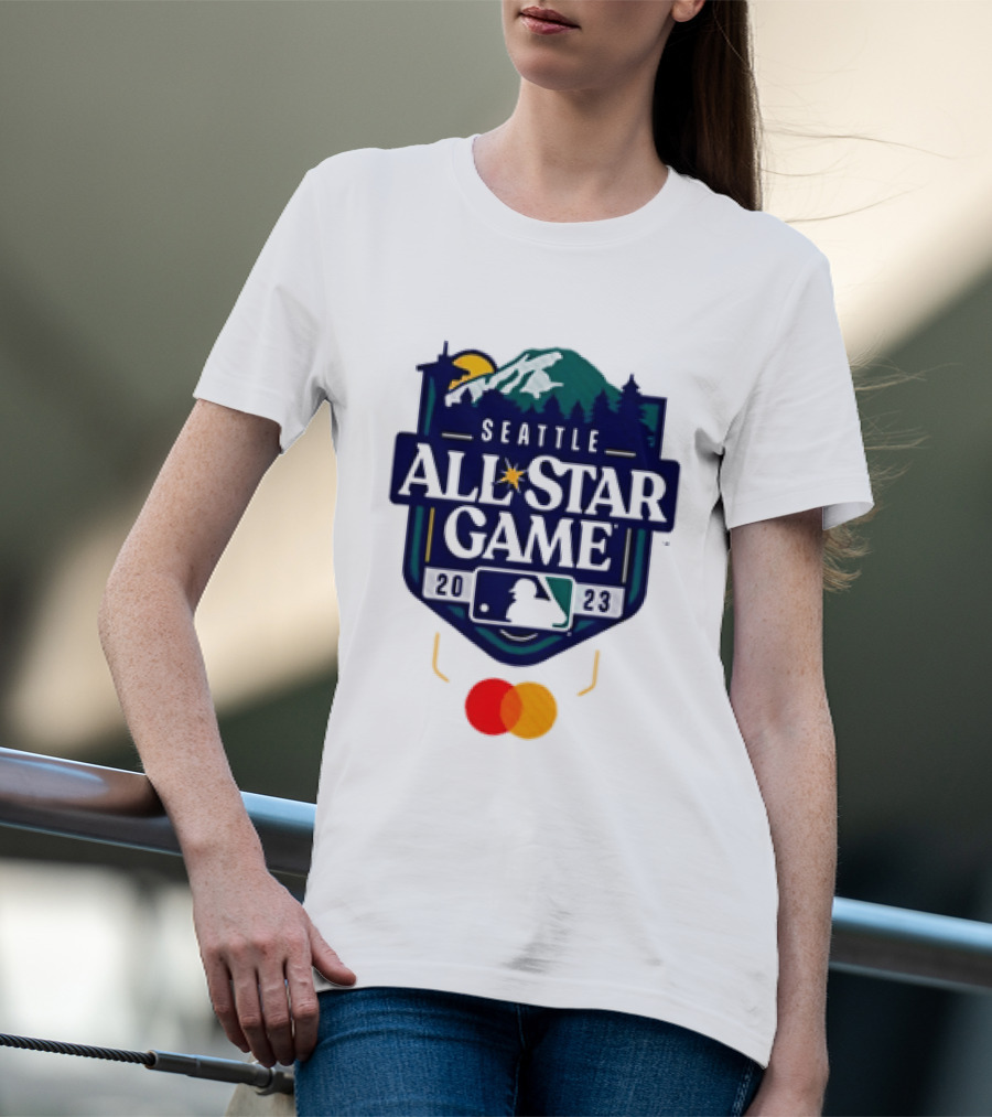 Seattle 2023 MLB All Star Game Baseball Mastercard T-Shirt