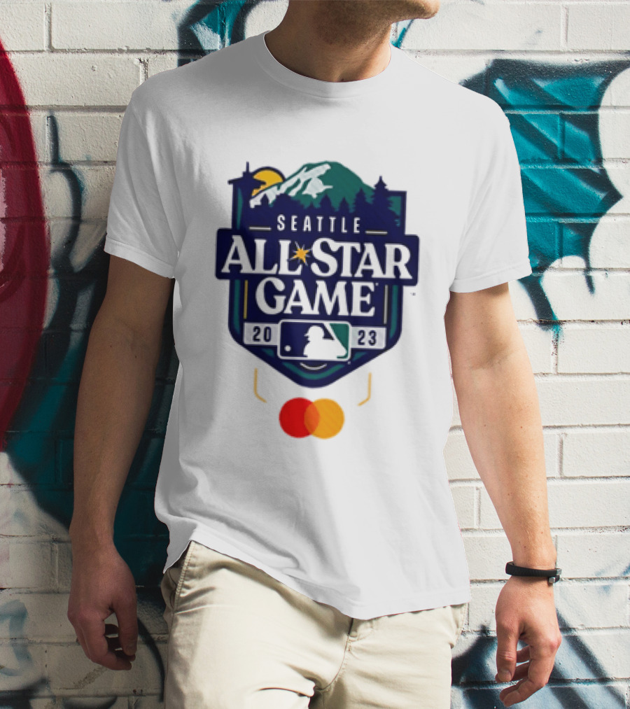 Seattle 2023 MLB All Star Game Baseball Mastercard T-Shirt