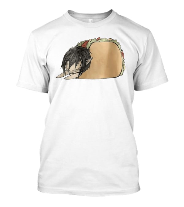 Attack On Titan A Taco On Titan Anime Mashup T-Shirt