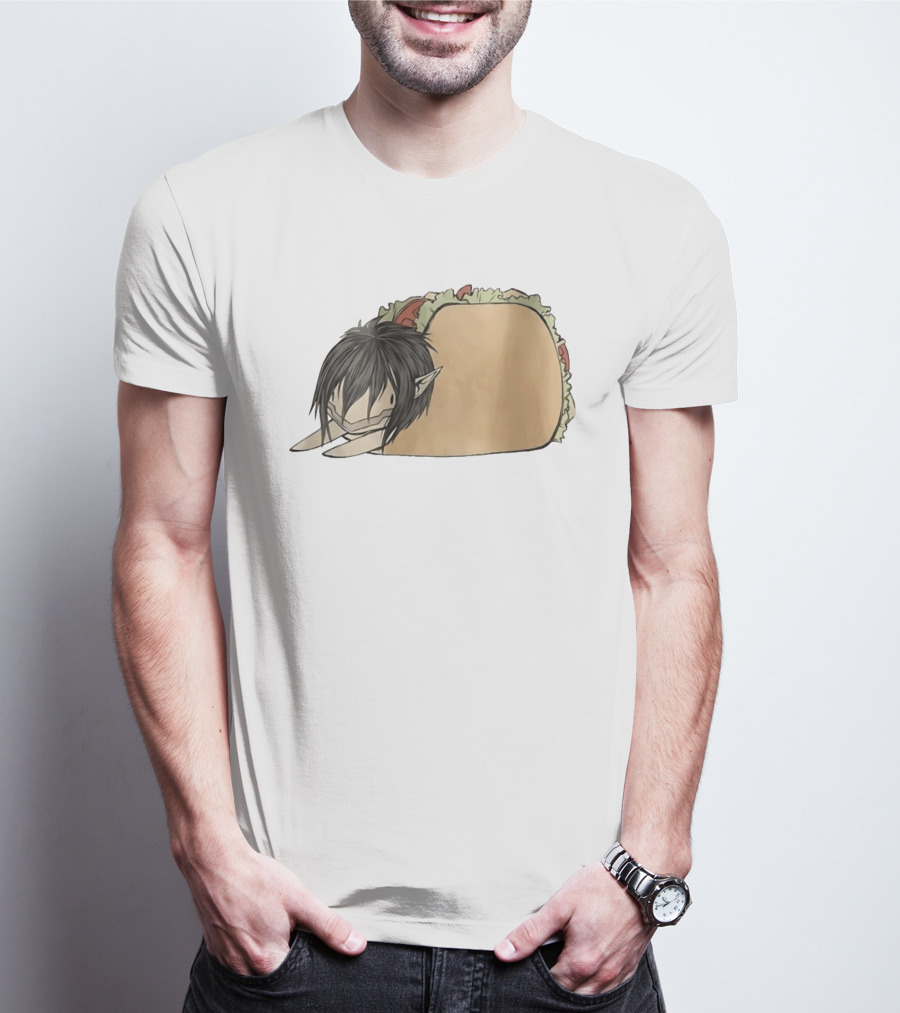 Attack On Titan A Taco On Titan Anime Mashup T-Shirt