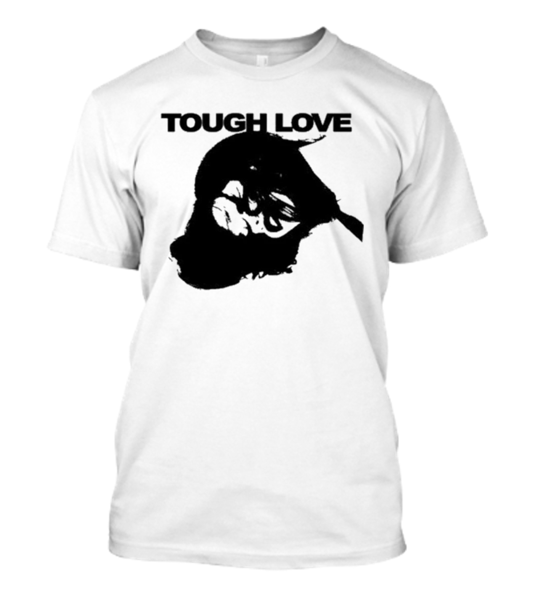 Tough Love Skull With Barbed Wire T-Shirt