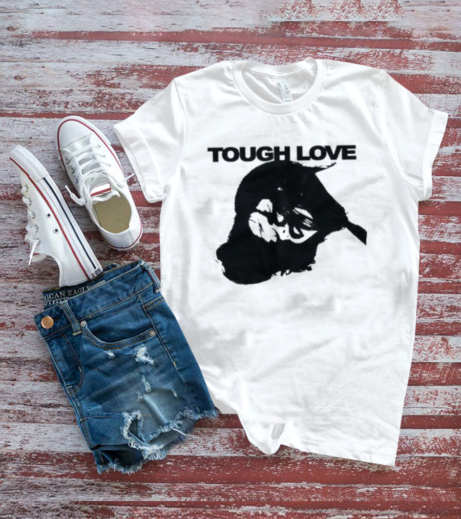 Tough Love Skull With Barbed Wire T-Shirt