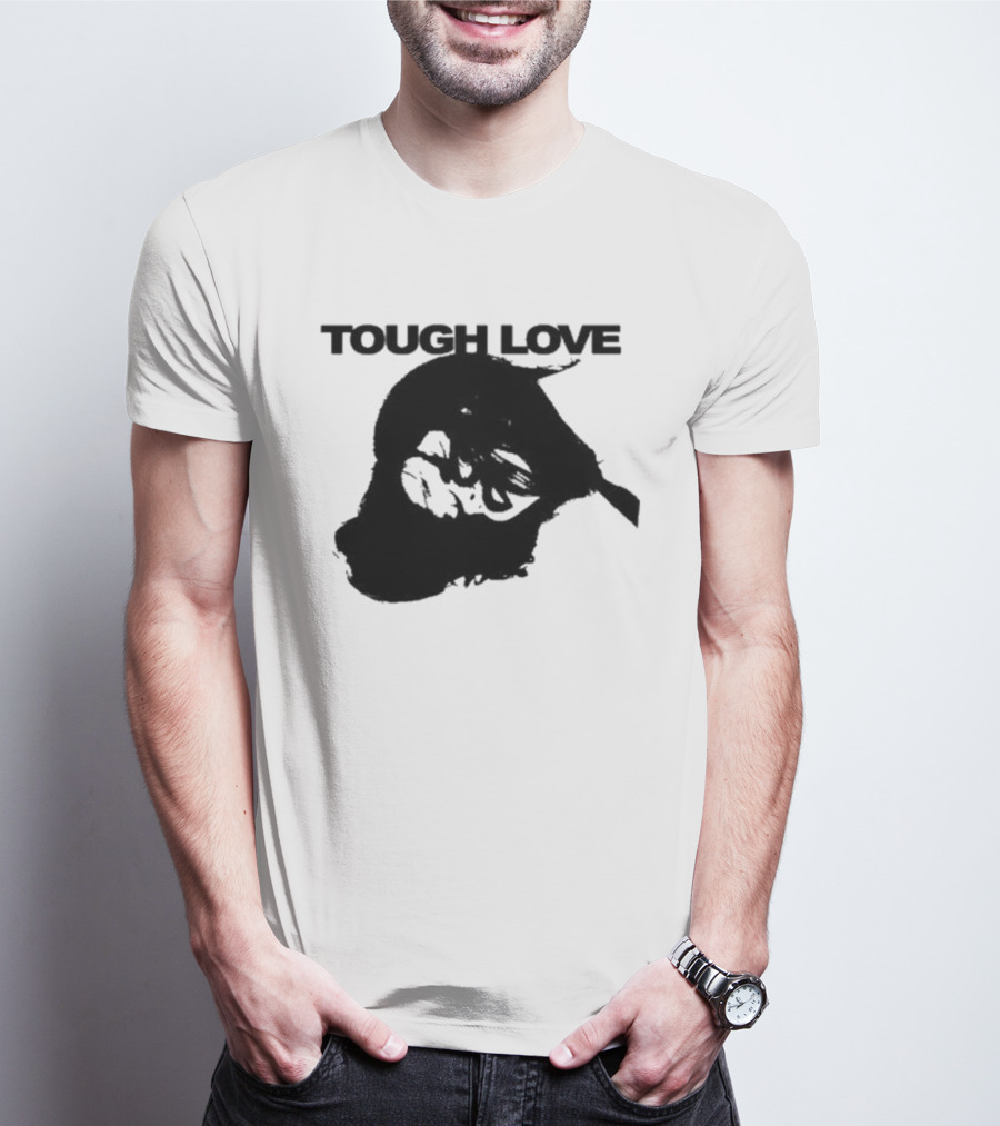 Tough Love Skull With Barbed Wire T-Shirt