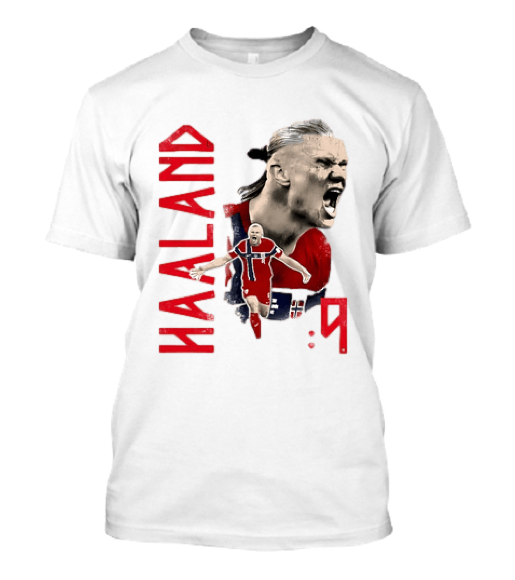 Haaland Norway National Soccer Star 9 T-Shirt