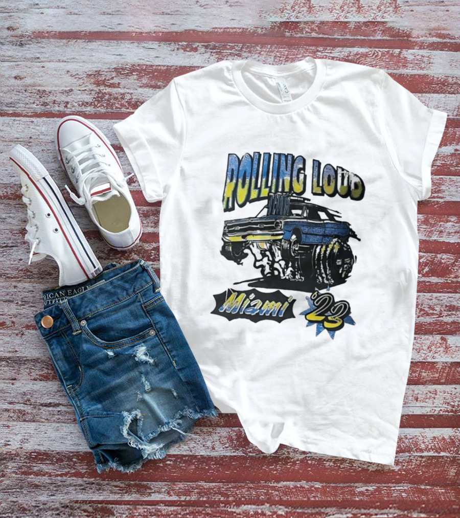 Rolling Loud Miami 2023 Hydraulics Vintage Car T-Shirt