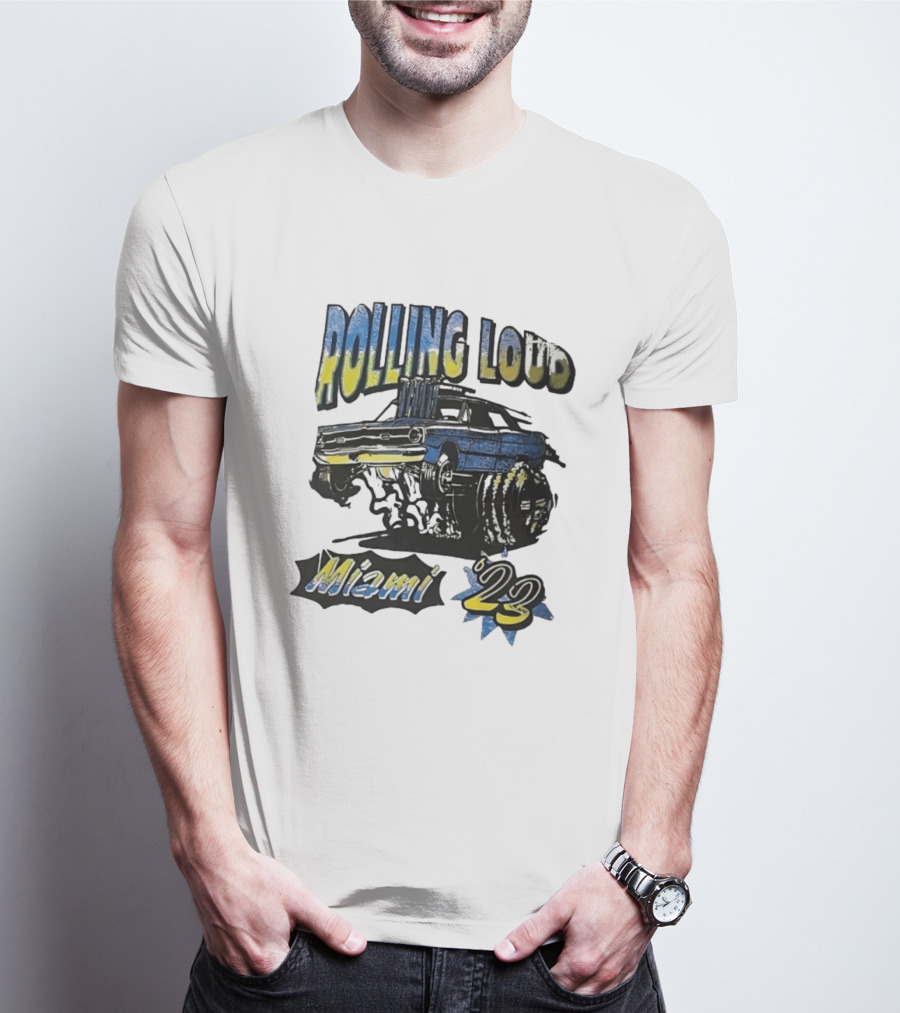 Rolling Loud Miami 2023 Hydraulics Vintage Car T-Shirt