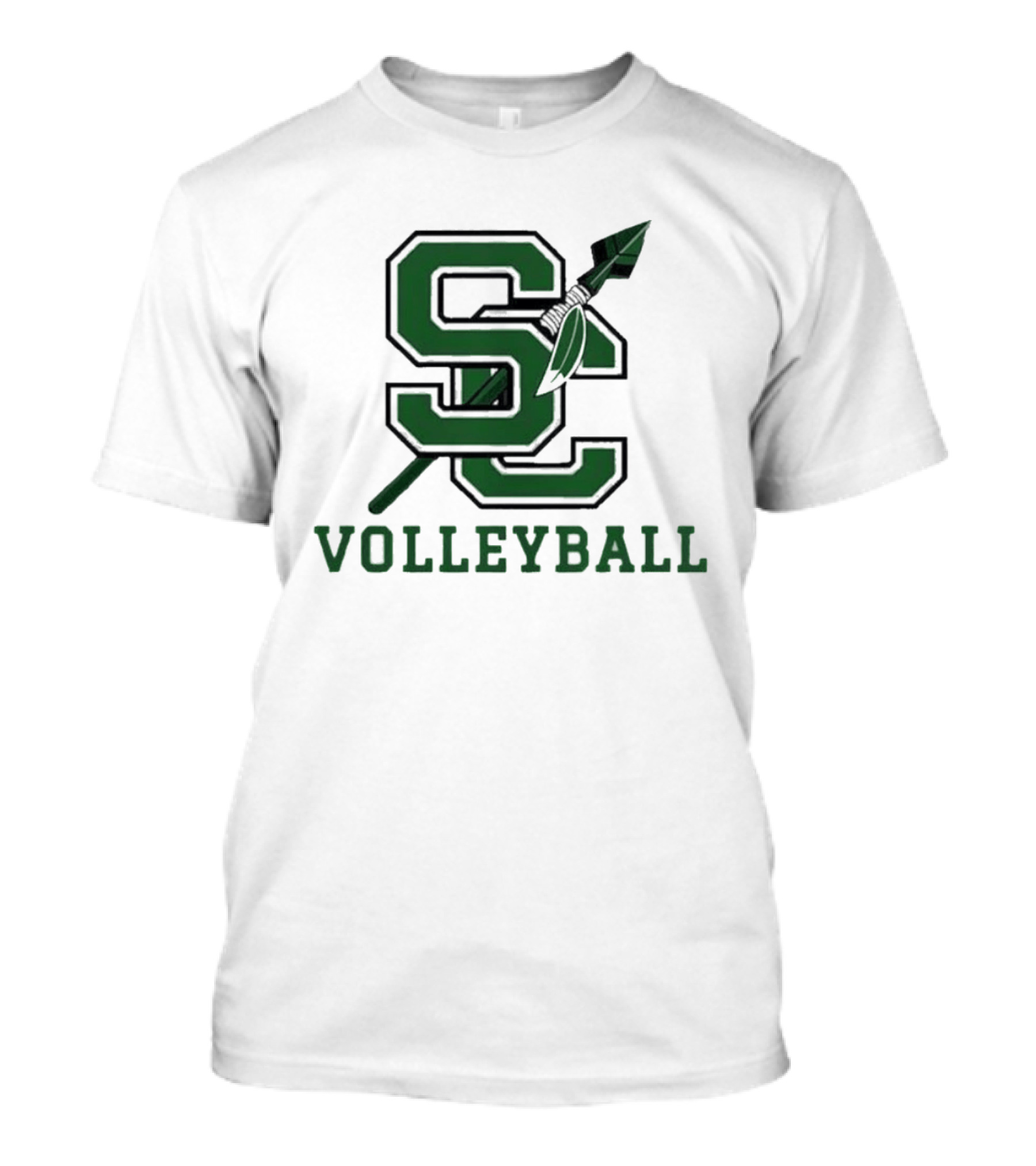 SC Volleyball Spear And Feather T-Shirt