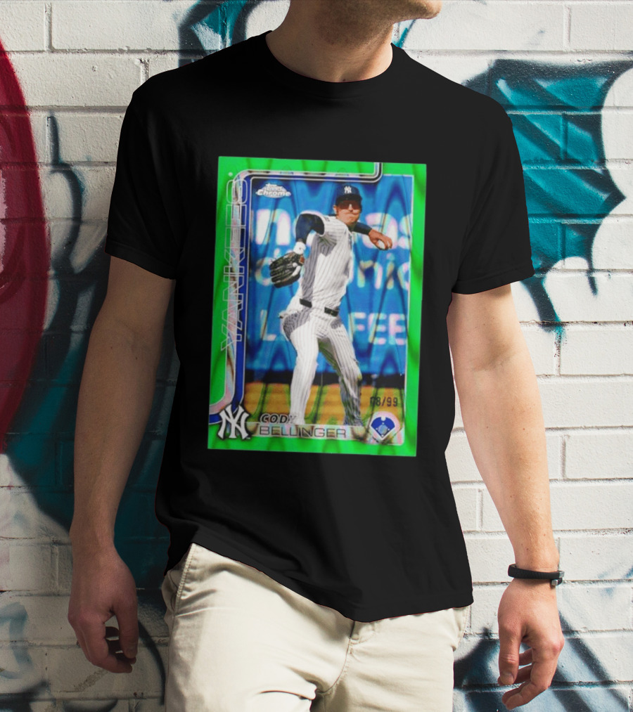 Cody Bellinger 08 99 Topps Chrome Yankees T-Shirt