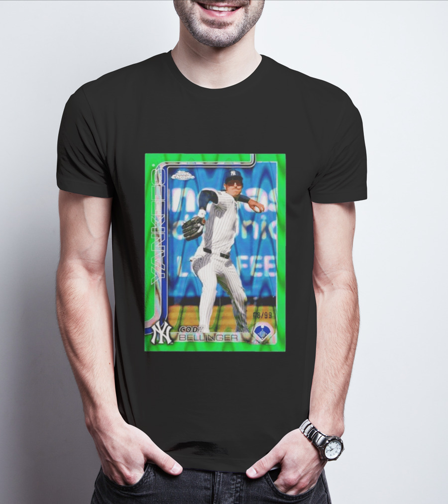Cody Bellinger 08 99 Topps Chrome Yankees T-Shirt