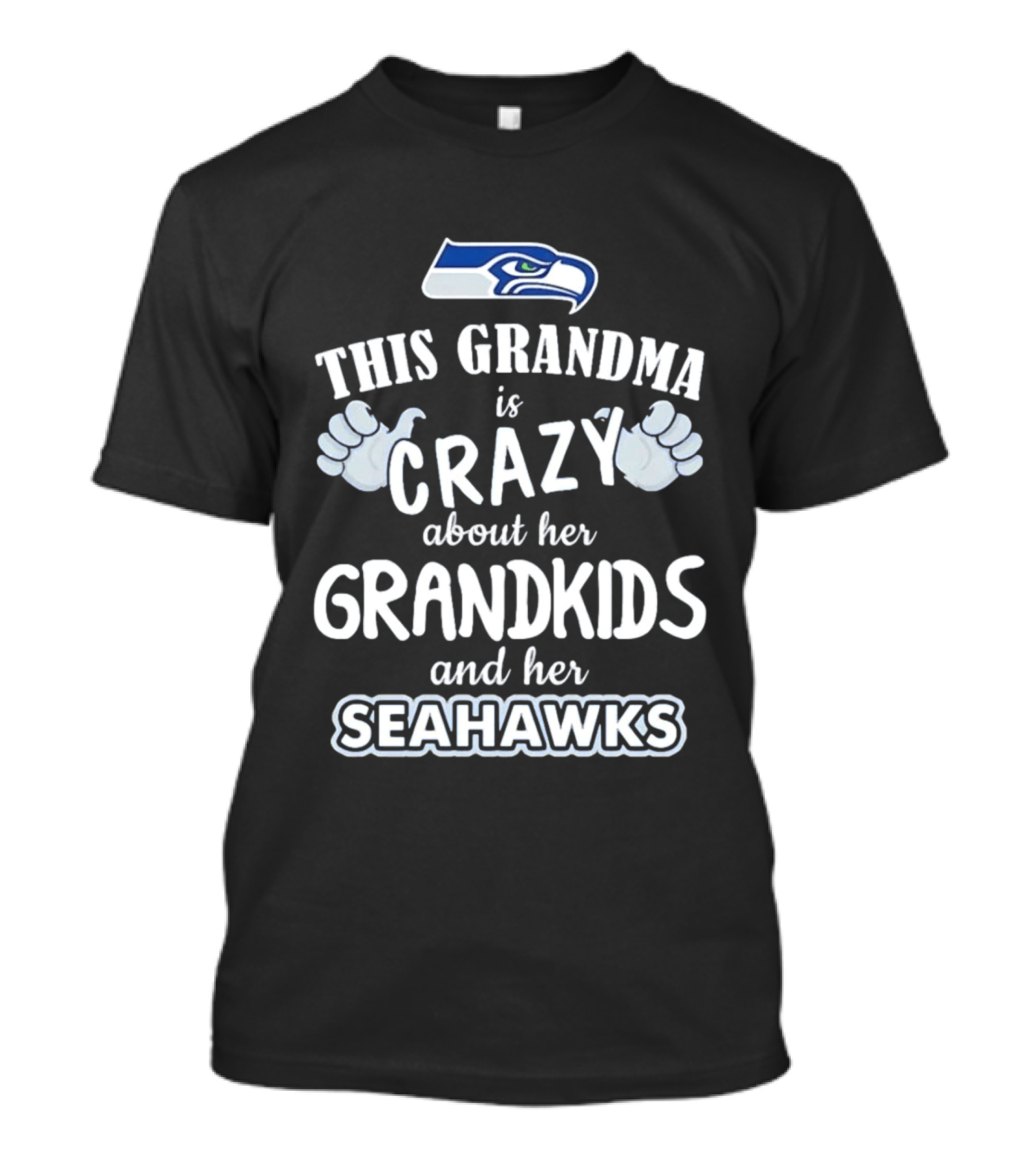 This Grandma Is Crazy About Her Grandkids And Her Seahawks T-Shirt