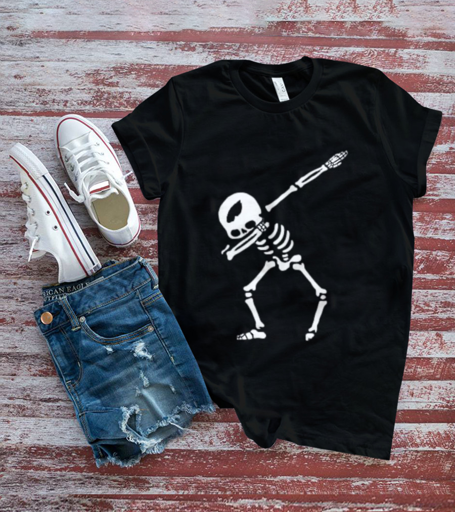 Philadelphia Eagles Dabbing Skeleton T-Shirt