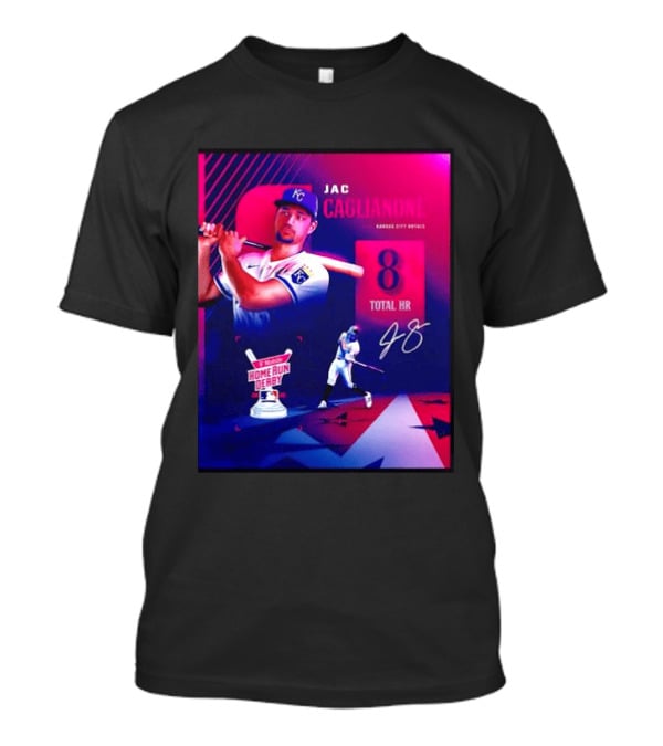 Jac Caglianone Kansas City Royals Home Run Derby 2026 8 Total HR T-Shirt