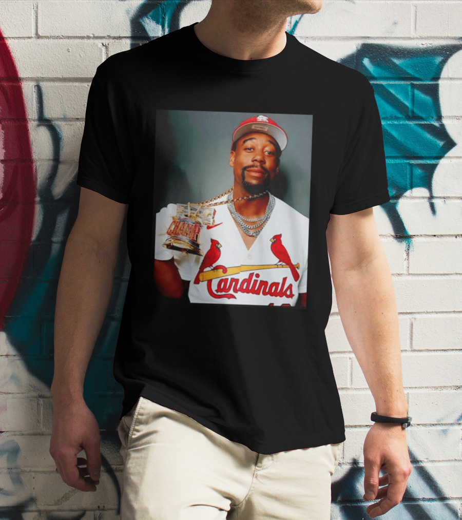 St Louis Cardinals Jordan Walker Champ Trophy Baseball T-Shirt