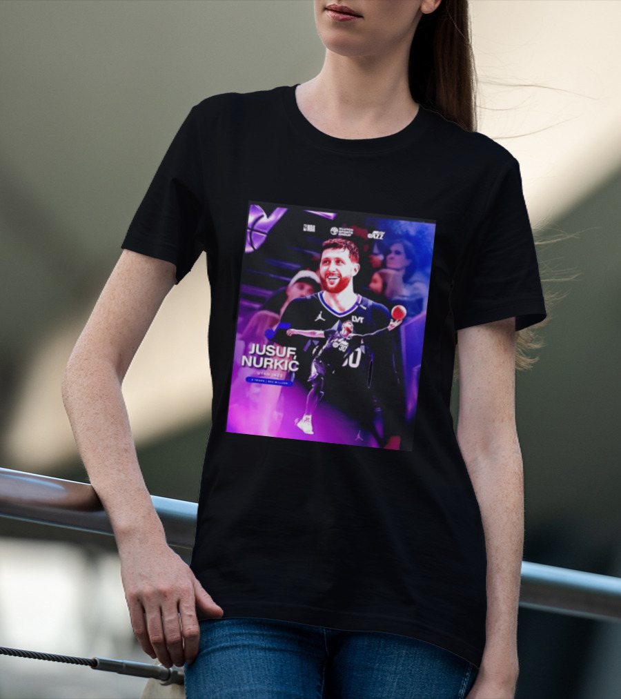 Jusuf Nurkić NBA Utah Jazz Contract 2 Years 22 Million T-Shirt