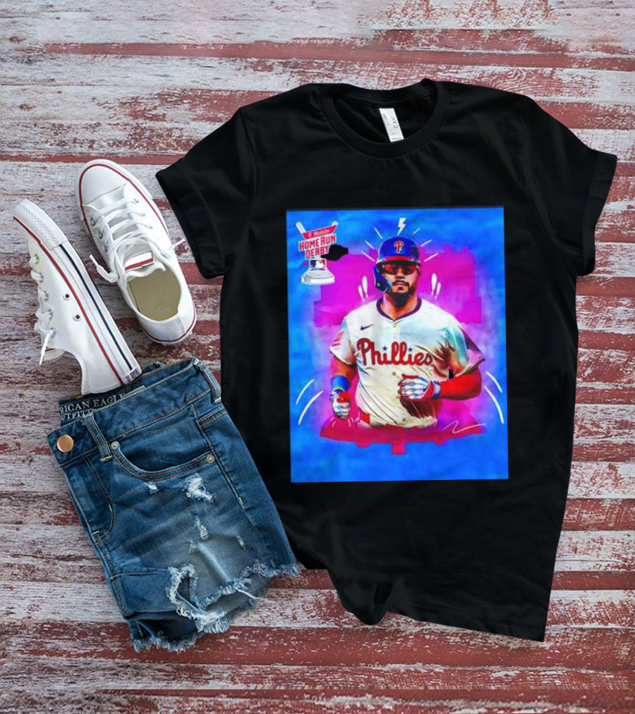 Philadelphia Phillies Kyle Schwarber 2024 Mobile Home Run Derby Highlights T-Shirt