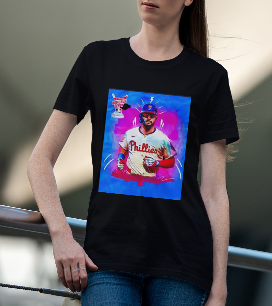 Philadelphia Phillies Kyle Schwarber 2024 Mobile Home Run Derby Highlights T-Shirt