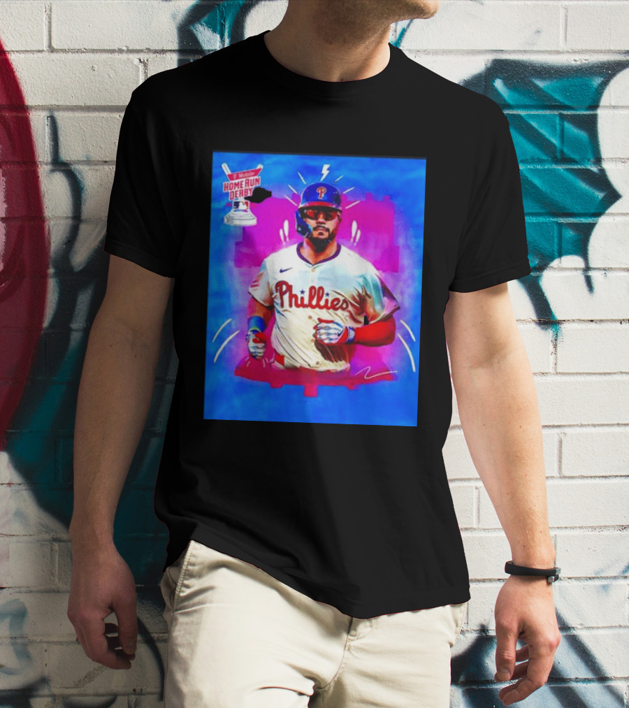 Philadelphia Phillies Kyle Schwarber 2024 Mobile Home Run Derby Highlights T-Shirt