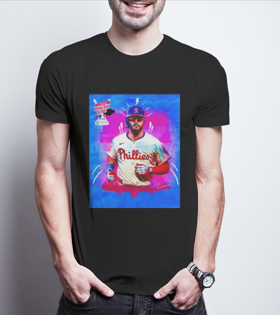 Philadelphia Phillies Kyle Schwarber 2024 Mobile Home Run Derby Highlights T-Shirt