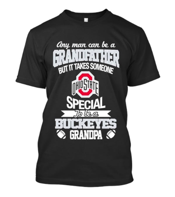 Ohio State Buckeyes Special Grandpa Football Fan T-Shirt