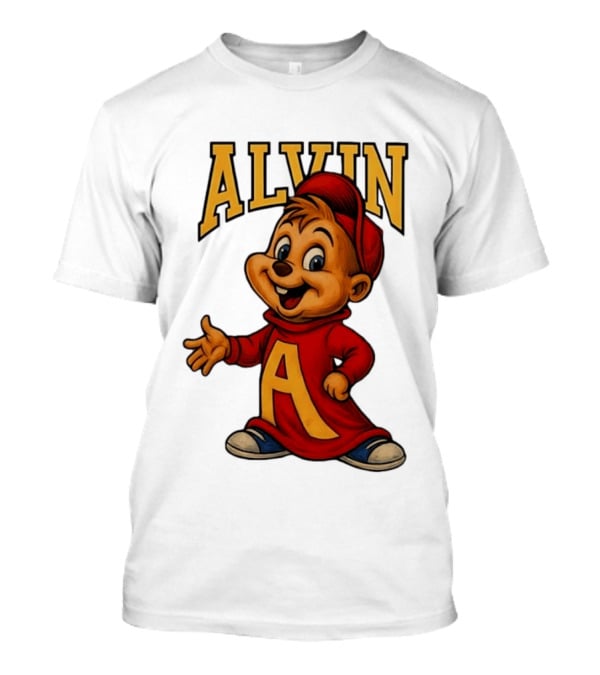 Alvin And The Chipmunks Alvin Character With Standing A T-Shirt