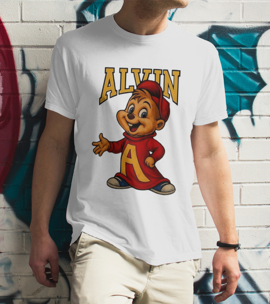 Alvin And The Chipmunks Alvin Character With Standing A T-Shirt